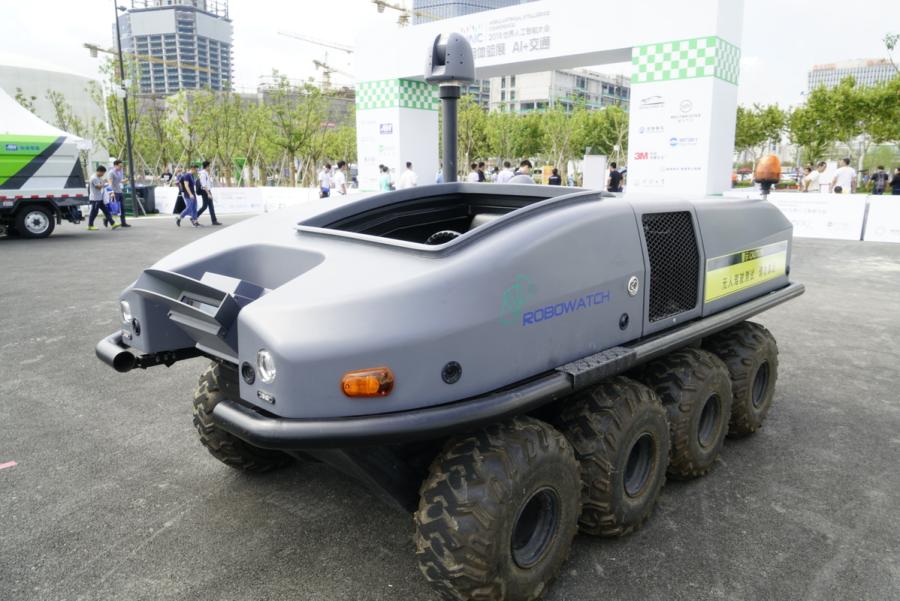 Galeria: Veículos de condu??o automática na Conferência Mundial de Inteligência Artificial