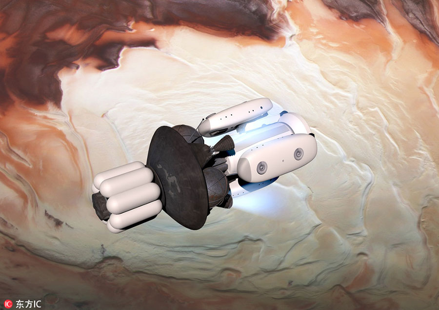 Cientistas suí?os projetam base de pesquisa capaz de realizar auto-manuten??o para Marte