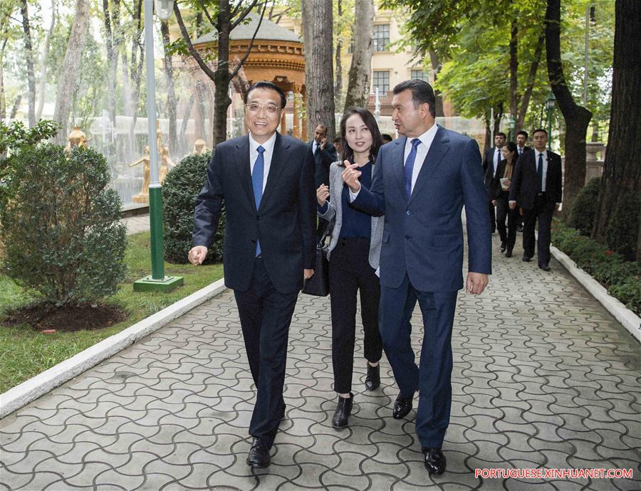 China impulsionará rela??es com Tadjiquist?o para novos níveis, diz premiê Li