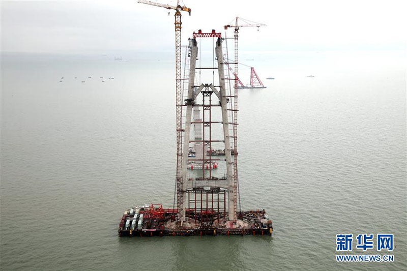 Galeria: Constru??o da ponte Hong Kong-Zhuhai-Macau