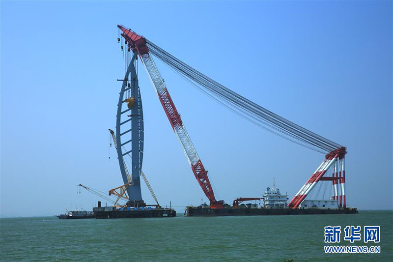 Galeria: Constru??o da ponte Hong Kong-Zhuhai-Macau