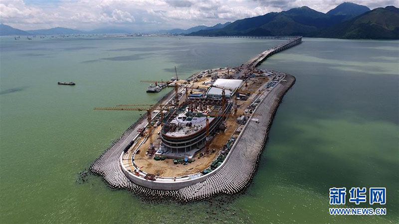 Galeria: Constru??o da ponte Hong Kong-Zhuhai-Macau