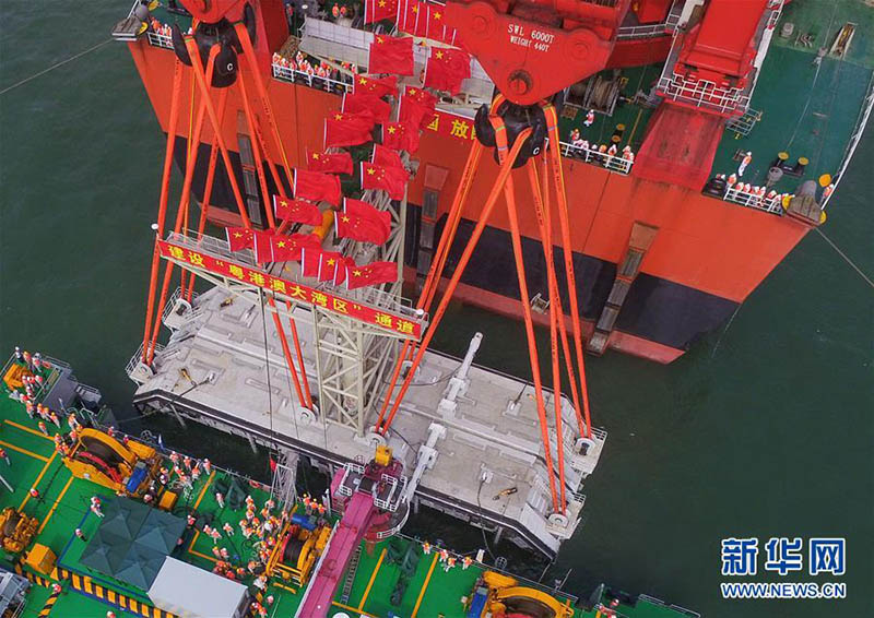 Galeria: Constru??o da ponte Hong Kong-Zhuhai-Macau