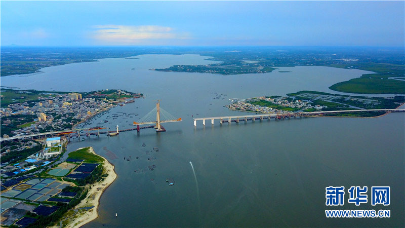 Ponte Puqian em Hainan bate recordes nacionais