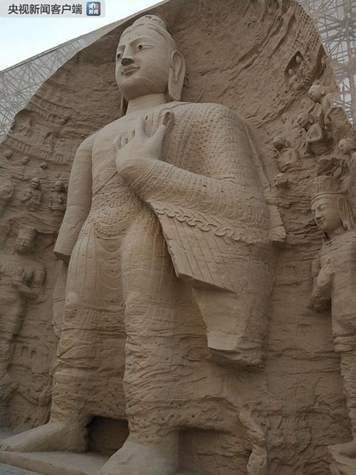 Gruta budista ganha vida com tecnologia 3D