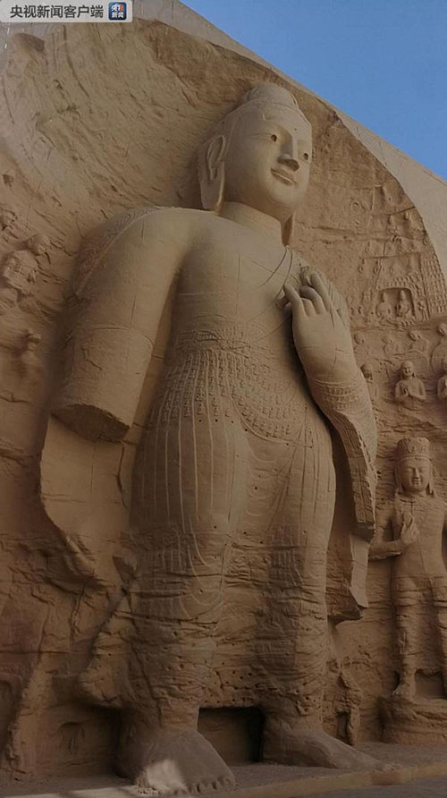 Gruta budista ganha vida com tecnologia 3D