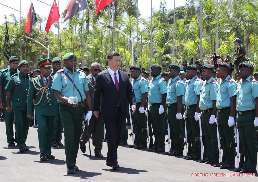 Xi busca impulsionar rela??es China-Papua-Nova Guiné com primeira visita de Estado