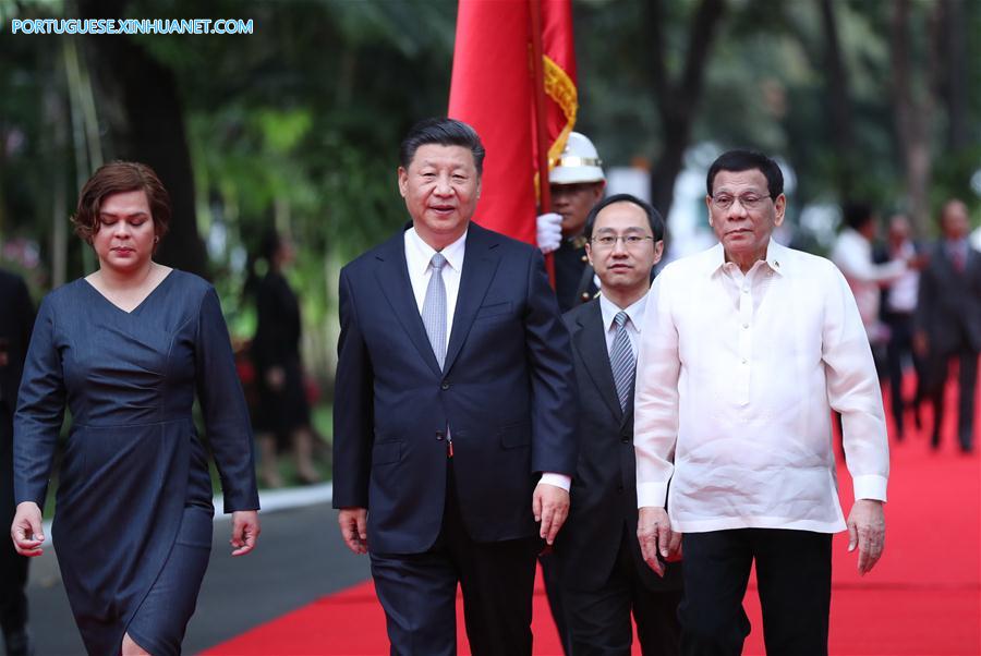 China e Filipinas concordam em elevar la?os e avan?ar juntas a constru??o do Cintur?o e Rota