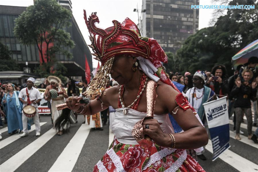 Marcha contra racismo marca o Dia da Consciência Negra em S?o Paulo
