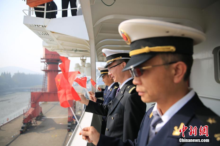 Navio de rastreamento Yuanwang-7 enviado em miss?es de monitoramento marítimo