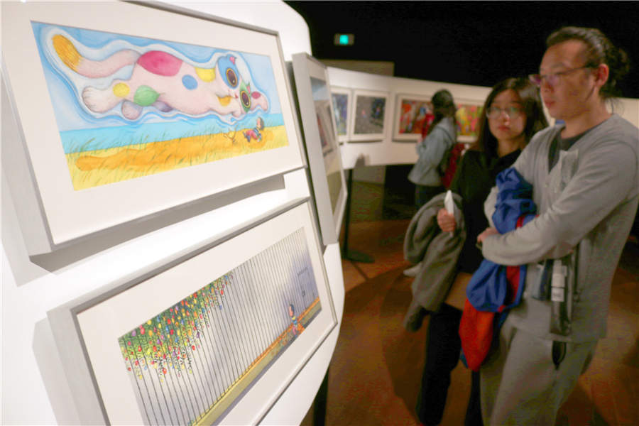 Galeria: Obras de ilustrador de Taiwan exibidas em Suzhou