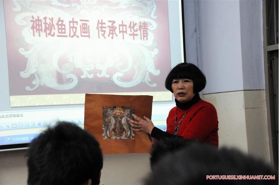 Zhang Lin: Herdeira do artesanato de pele de peixe em Harbin