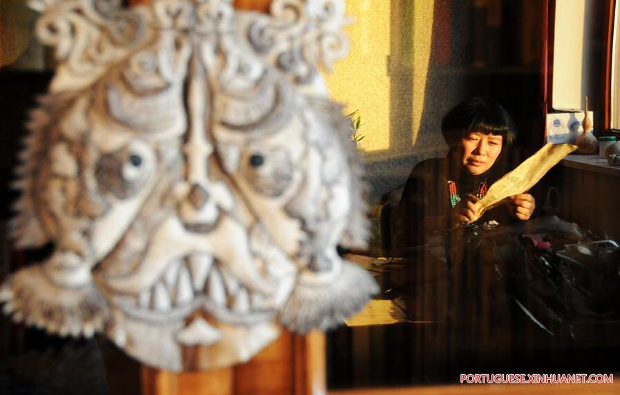 Zhang Lin: Herdeira do artesanato de pele de peixe em Harbin