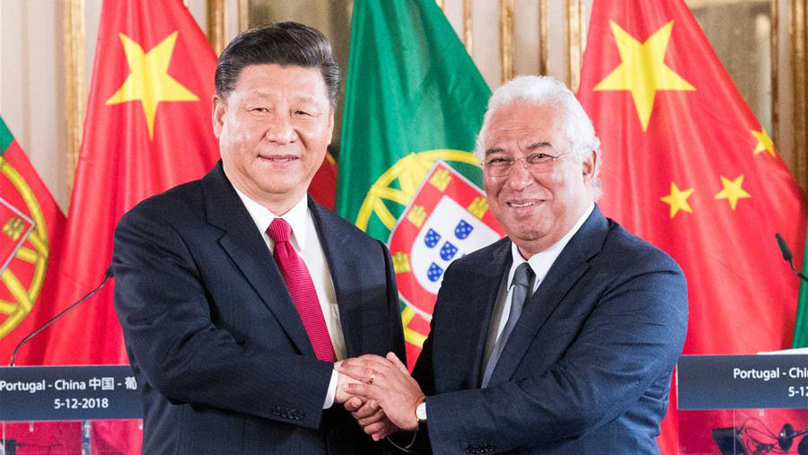 China e Portugal prometem impulsionar conjuntamente a constru??o do Cintur?o e Rota