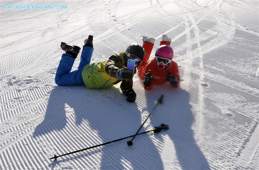 Várias atividades s?o realizadas em toda a China para celebrar ano novo de 2019