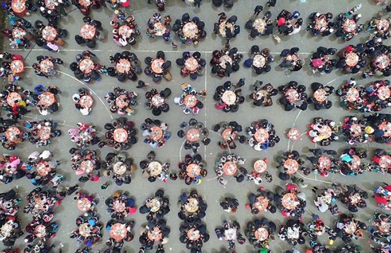  Grupo étnico de Miao celebra o Ano Novo Lunar