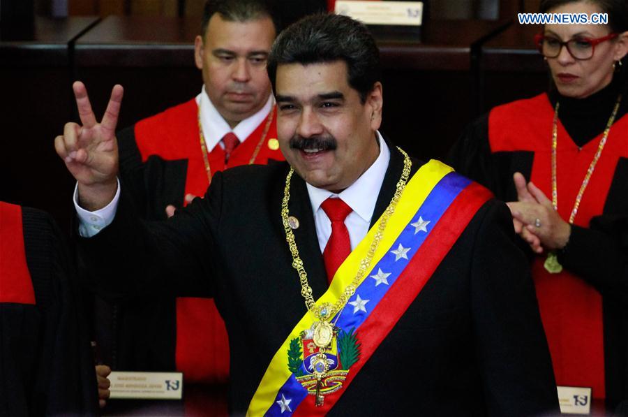 Maduro presta juramento para novo mandato presidencial
