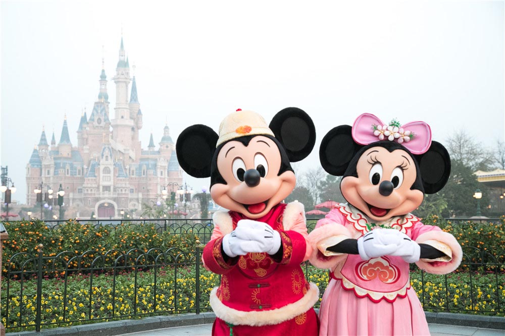 Disney Shanghai adere às celebra??es do Ano Novo Lunar Chinês
