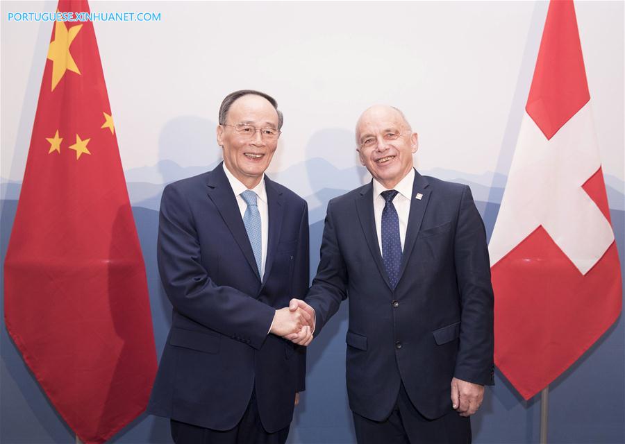 Vice-presidente chinês pede coopera??o mais próxima em inova??o com a Suí?a