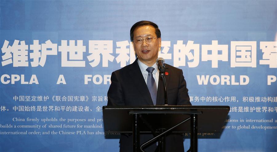 Inaugurada exposi??o sobre contribui??es da China para opera??es de manuten??o da paz em Nova York