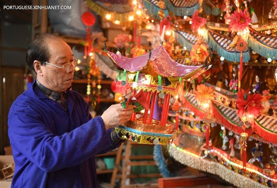 Lin Shunkui: Herdeiro do artesanato do drag?o ornamental de Zhejiang