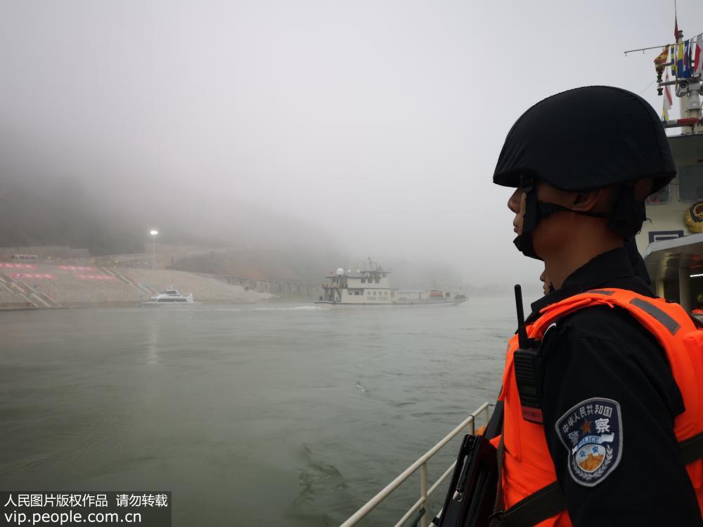 79a Patrulha conjunta do Rio Mekong realizada pela China, Laos, Myanmar e Tailandia