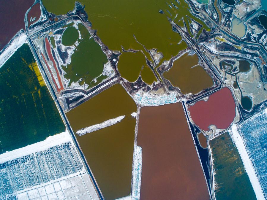 Galeria: Paisagem da primavera no Lago Salgado Yuncheng em Shanxi