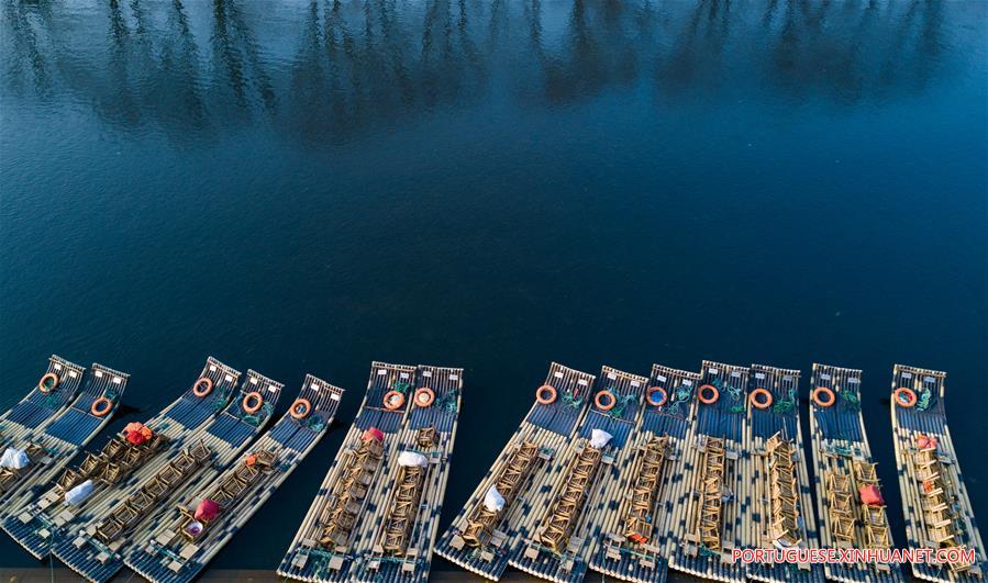 Paisagem da Montanha Wuyi em Fujian, sudeste da China