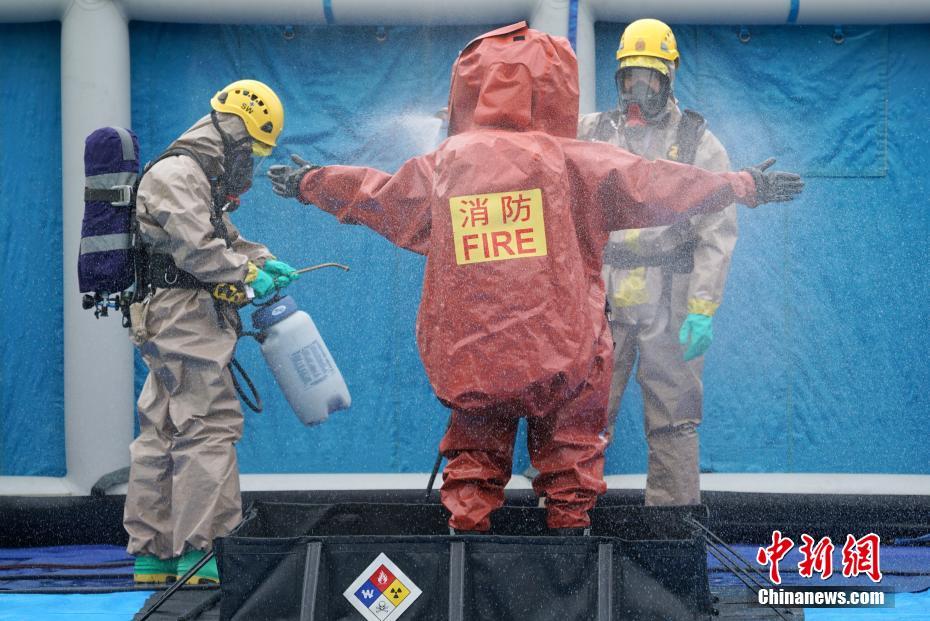 Hong Kong realiza exercício antiterrorismo interdepartamental