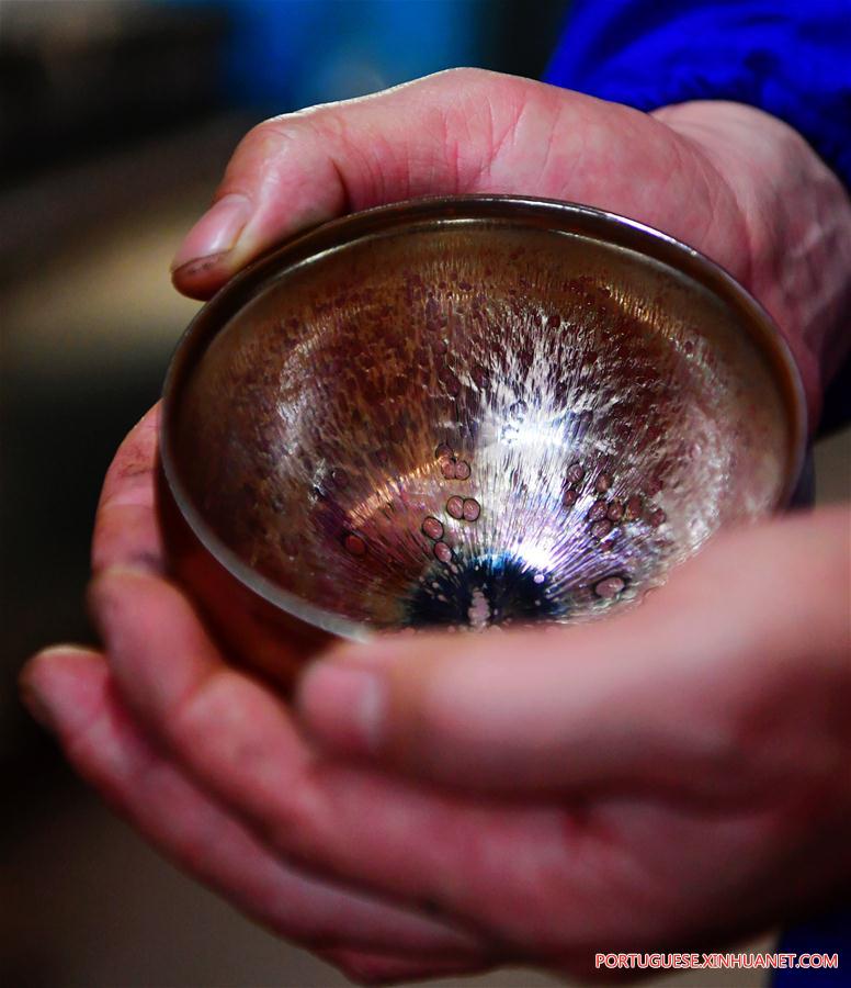 Porcelana de chá Jianzhan em Fujian