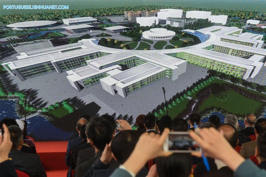 Universidade do Lago do Oeste da China inicia constru??o de campus principal