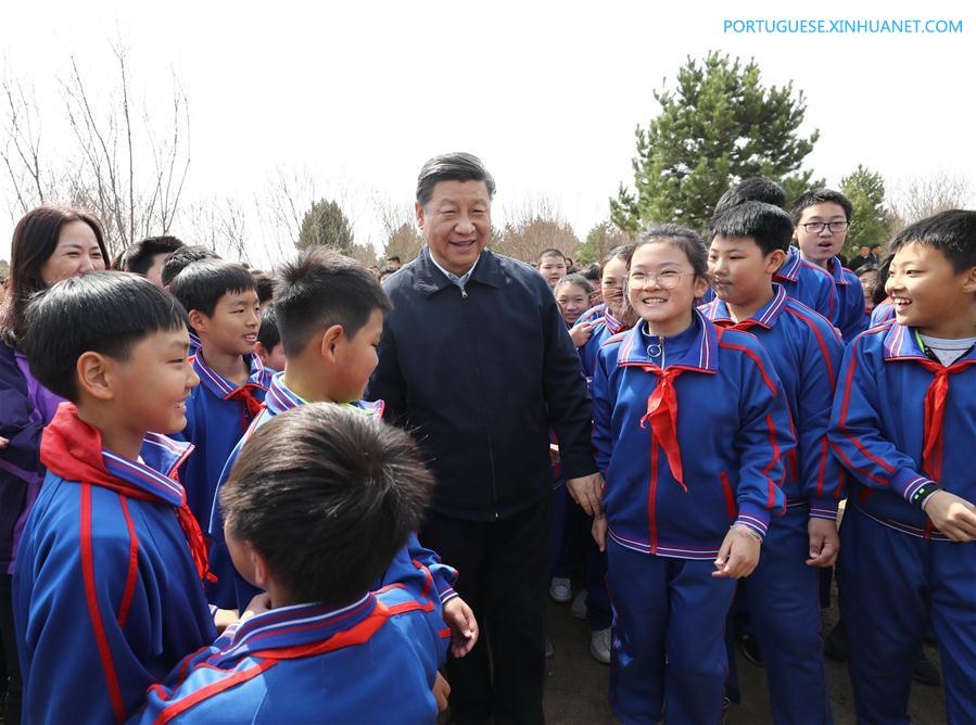 Xi destaca ampla participa??o na promo??o do reflorestamento