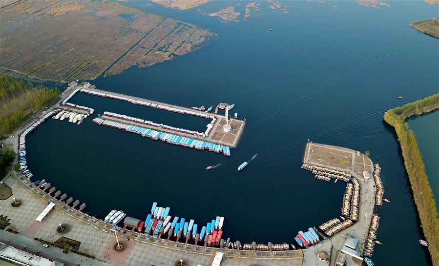 Galeria:Trabalho de restaura??o inicia no lago Baiyangdian da Nova área de Xiongan