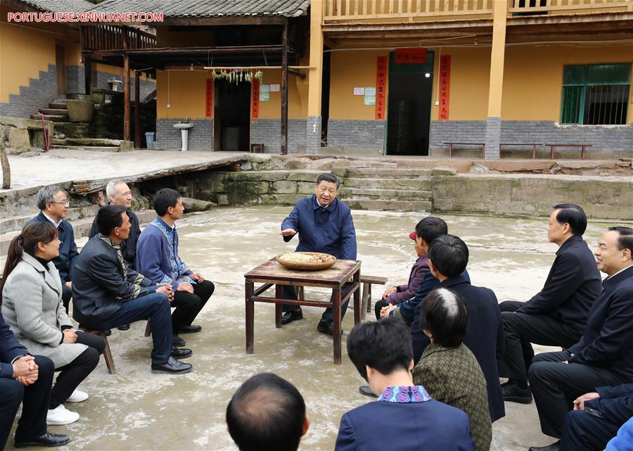 Xi profere determina??o e confian?a em 