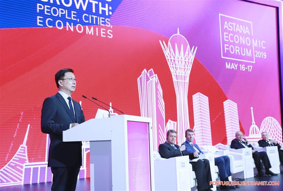 Vice-premiê chinês participa de fóruns no Cazaquist?o