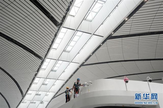Galeria：Constru??o do terminal do novo aeroporto internacional de Beijing entra na fase final