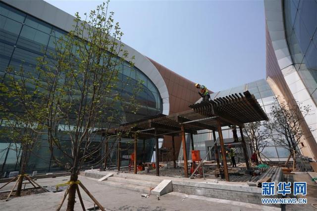 Galeria：Constru??o do terminal do novo aeroporto internacional de Beijing entra na fase final