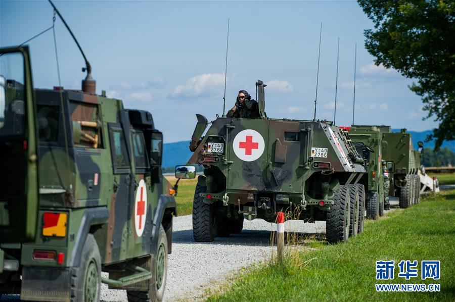 For?as armadas chinesas e alem?s realizam exercícios conjuntos de apoio médico