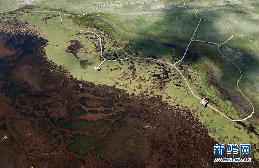 Gansu: dimens?o do Lago Gahai continua em expans?o