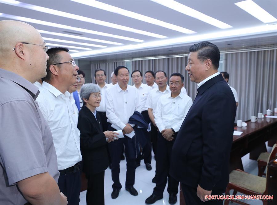 Xi visita patrim?nio cultural em Gansu