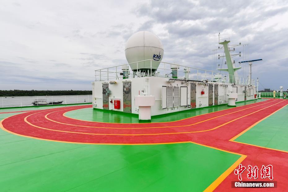 Hainan: navio de logística e abastecimento “Sansha 2” realiza navega??o de estreio 