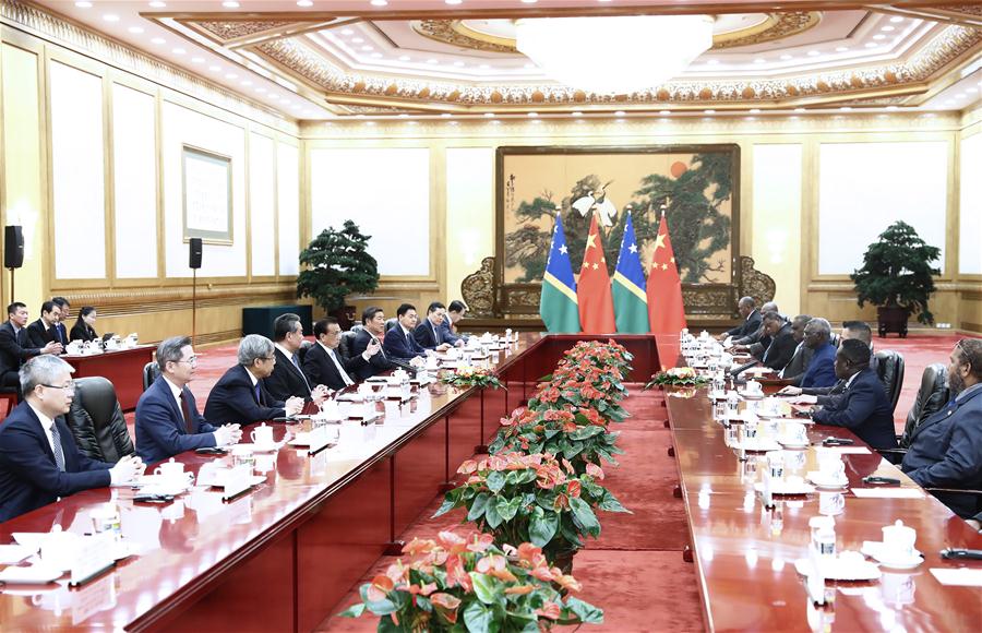China e Ilhas Salom?o miram coopera??o fortalecida em múltiplas áreas