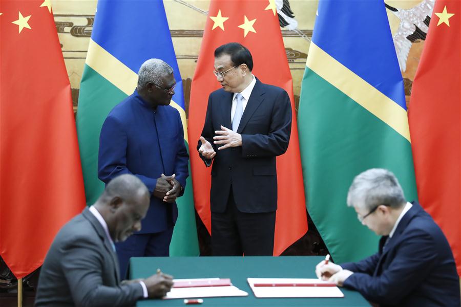 China e Ilhas Salom?o miram coopera??o fortalecida em múltiplas áreas