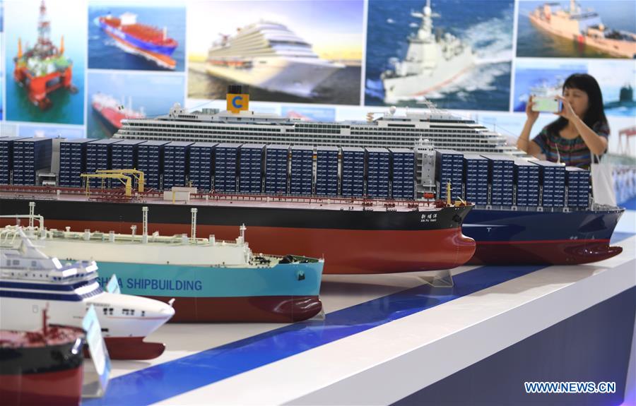 Exposi??o de Economia Marítima da China 2019 inaugurada em Shenzhen