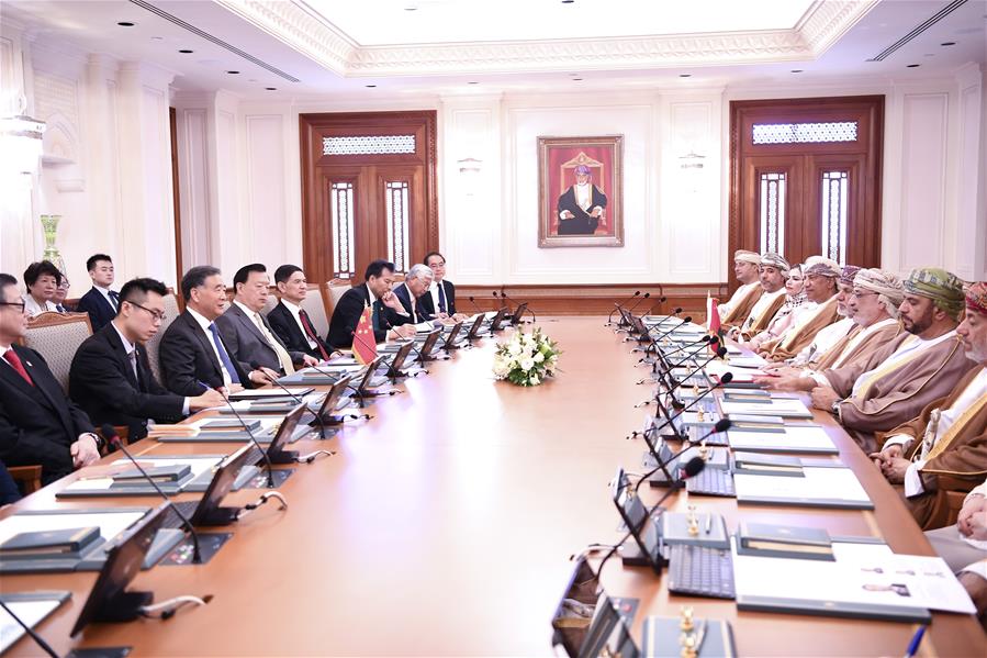 China e Om? concordam em intensificar coopera??o da Iniciativa do Cintur?o e Rota