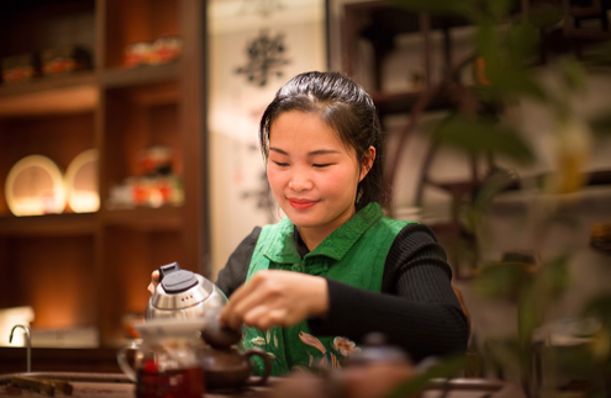 Chá Liu Bao em Wuzhou