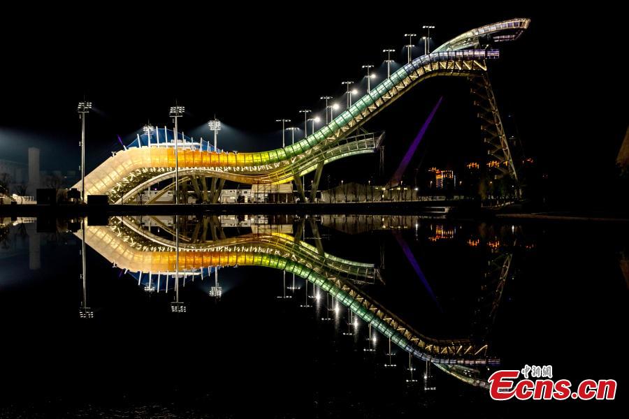 Galeria: ilumina??o do local dos Jogos Olímpicos de Inverno 2022 em Beijing