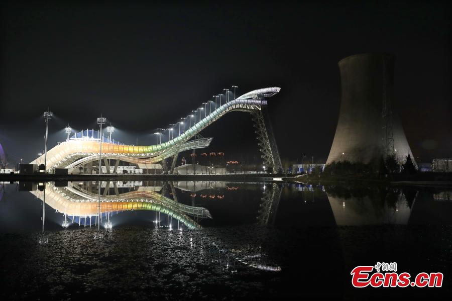 Galeria: ilumina??o do local dos Jogos Olímpicos de Inverno 2022 em Beijing