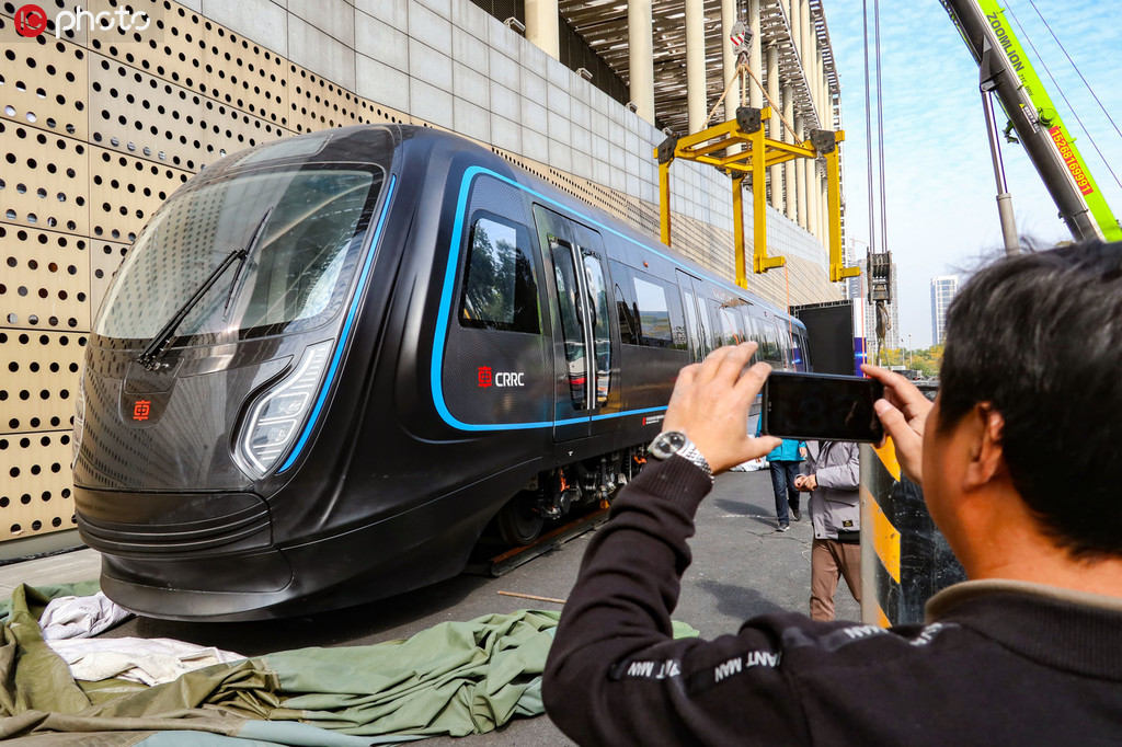 Galeria: quatro trens maglev s?o exibidos em Hangzhou 