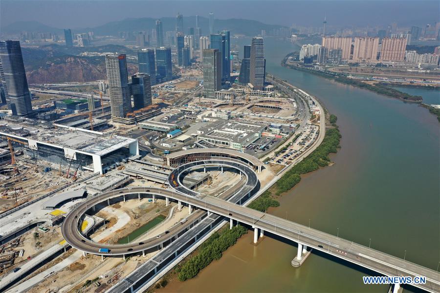 Constru??o do Porto de Hengqin avan?a na província de Guangdong